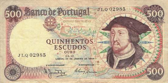 500 Escudos 25.1.1966